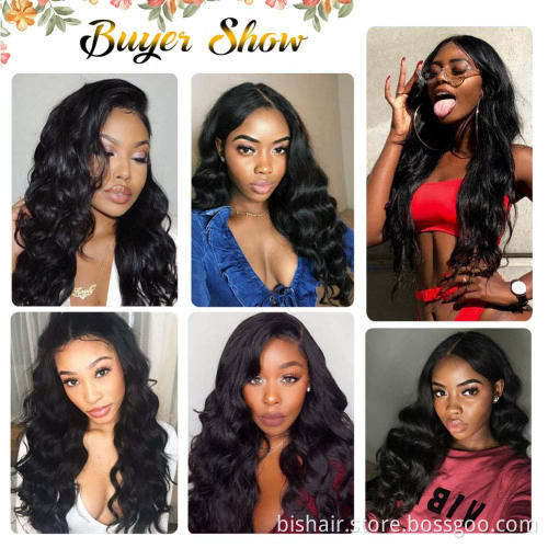 4x4 Body Wave Lace Opening and Closing Real Hair Wig Brazilian Lace Front Wig Real Human Hair Suitable for Women 150% Density